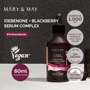 Serum facial  con IDEBENONE+BLACKBERRY COMPLEX SEOUL SERUM 80ml Mary&May