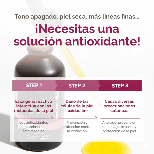 Serum facial con IDEBENONE+BLACKBERRY COMPLEX SEOUL SERUM 80ml Mary&May - Imagen 5