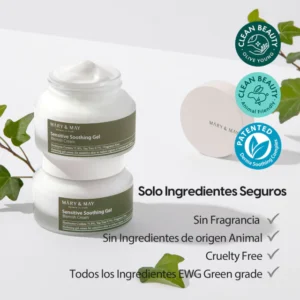 Crema facial   SENSITIVE SOOTHING GEL CREAM 70g Mary&May