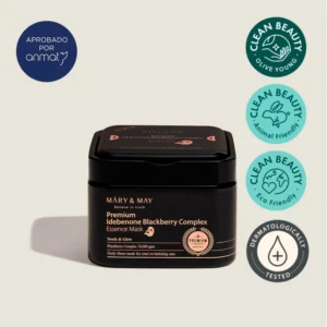 Mascara facial (20 unidades) con IDEBENONE BLACKBERRY COMPLEX ESSENCE MASK Mary&May