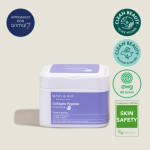 Mascara facial (30 unidades) con COLLAGEN PEPTIDE VITAL MASK Mary&May