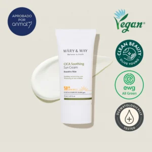 Protector solar emulsion  CICA Soothing  SPF50+ PA++++ 50ml Mary&May
