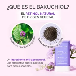 Protector Solar Stick Vegan Peptide Bakuchiol SPF50+ PA++++ 18g Mary&May