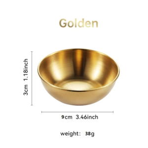 Bowl Gold 9 cm de diámetro
