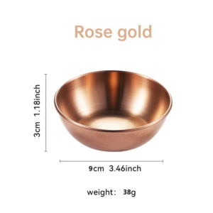 Bowl Rose Gold de 9 cm de diámetro