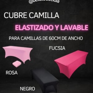 Cubrecamilla elastizado 1.83 x 76cm x 76m varios colores