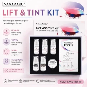 Kit de Lifting y Color Nagaraku para pastañas y cejas