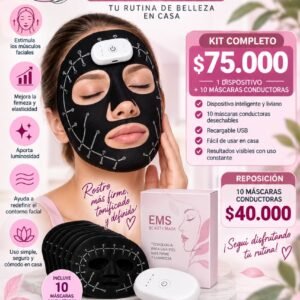 Mascara EMS inteligente set de sensor + 10 mascaras de tela