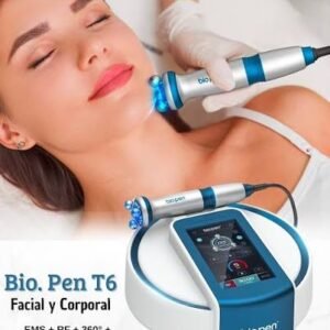 Bio Pen T6  Dispositivo Multifuncional de Radiofrecuencia, EMS con manillar rotativo de 360gr by DR PEN