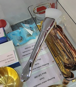 Brocha de silicona + cuchara Plata