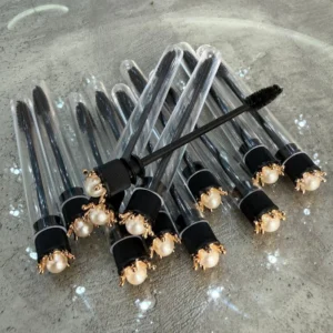 Cepillo para pestañas y cejas en tubo corona