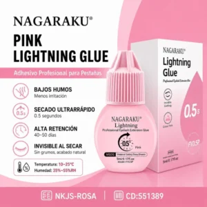 Pegamento Nagaraku para extensiones 0,5v segundos clear
