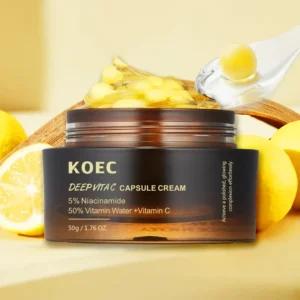 CREMA CÁPSULA RELLENADORA DE VITAMINA C  50g KOEC
