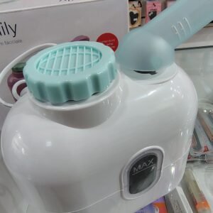 Vaporizador facial con salida orientable y espacio para hierbas de mesa chico