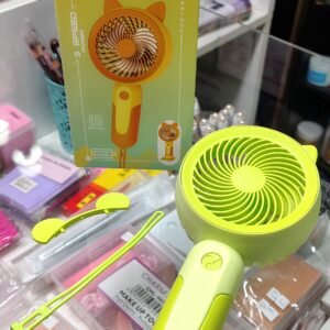 Ventilador Beauty de mano o colgar, carga usb y orejitas