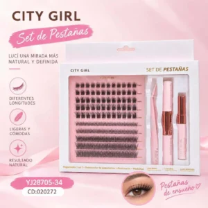 Kit de pestañas City Girl