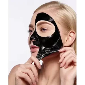 Mascara negra peel off sobre individual ideal extracciones